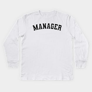 Manager Kids Long Sleeve T-Shirt